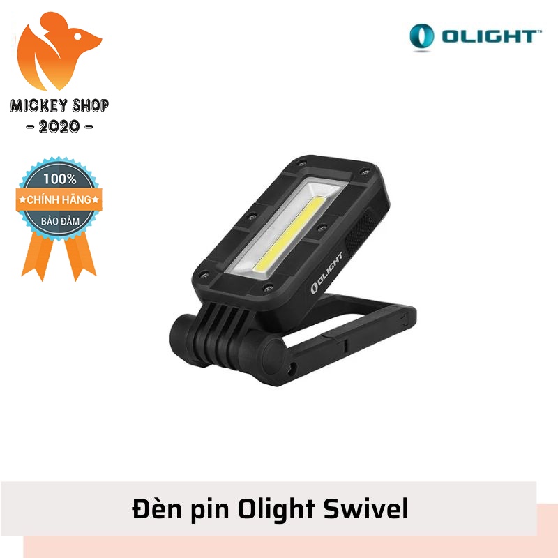 Đèn Pin Làm Việc Olight Swivel Tối Đa 400 LUMENS - 80m Pin Tích Hợp 2600mAh