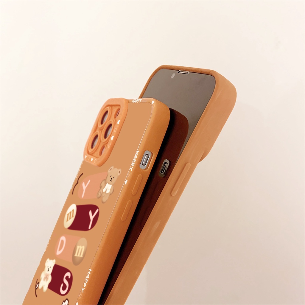 Ốp lưng iphone My Bear bóng cạnh vuông 6/6plus/6s/6splus/7/7plus/8/8plus/x/xs/11/12/13/14/pro/max/promax/plus/shin/case