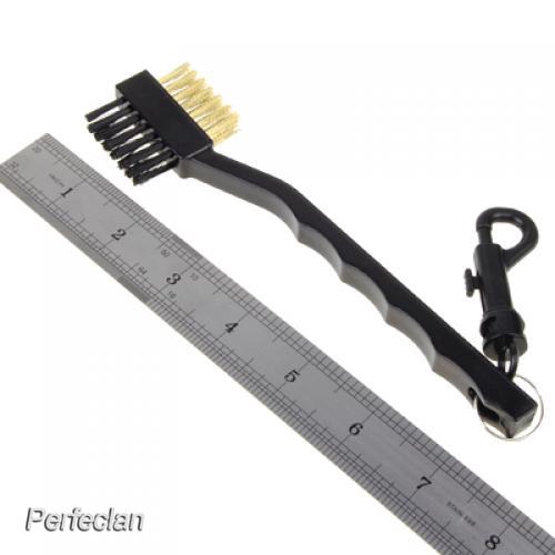 Bộ Bàn Chải Làm Sạch Gậy Đánh Golf 2 Mặt Bằng Đồng Thau / Lông Đồng Thau