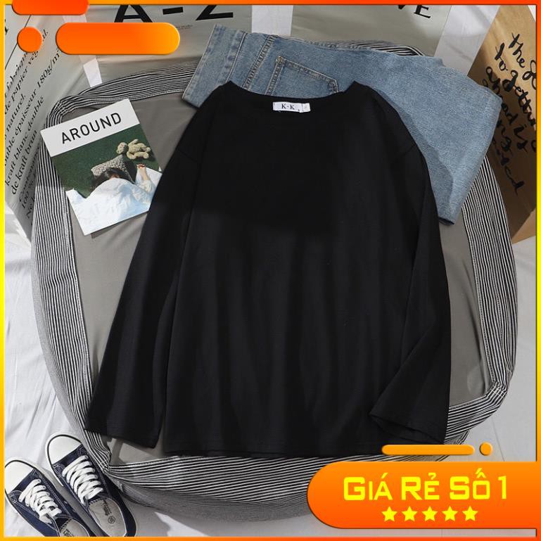 [ Baggy Style ] Áo phông tay dài unisex phom rộng tại Thế Giới Quần Jeans Nam | BigBuy360 - bigbuy360.vn