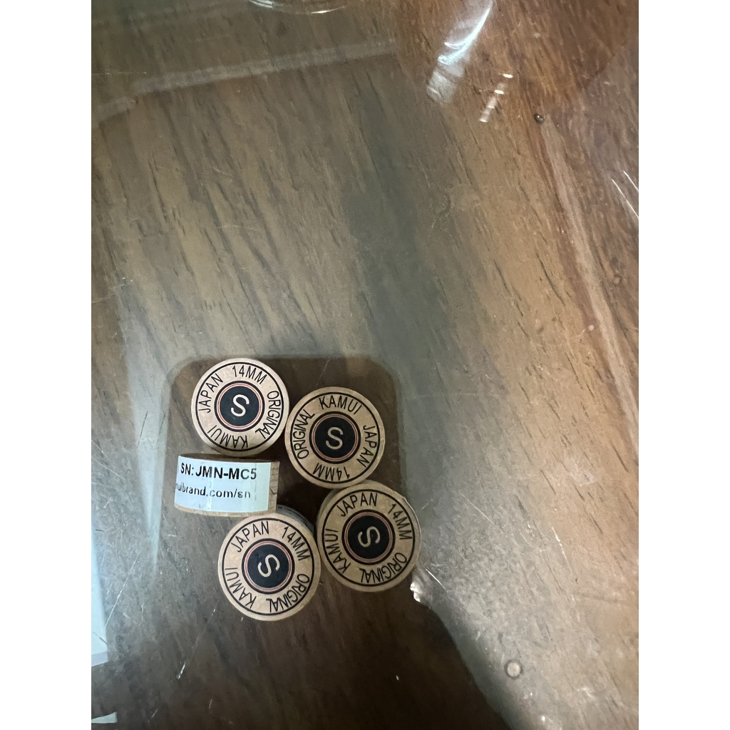 Đầu tẩy  bida cao cấp F1- đầu tầy Kamui Original S- Kamui Clear Original S