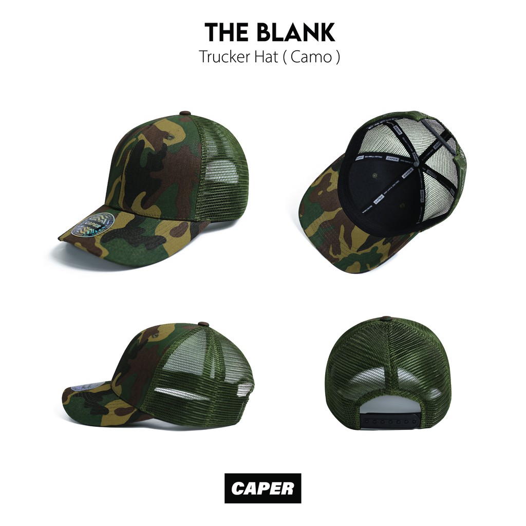 Mũ nón Baseball Trucker Cap Caper Blank