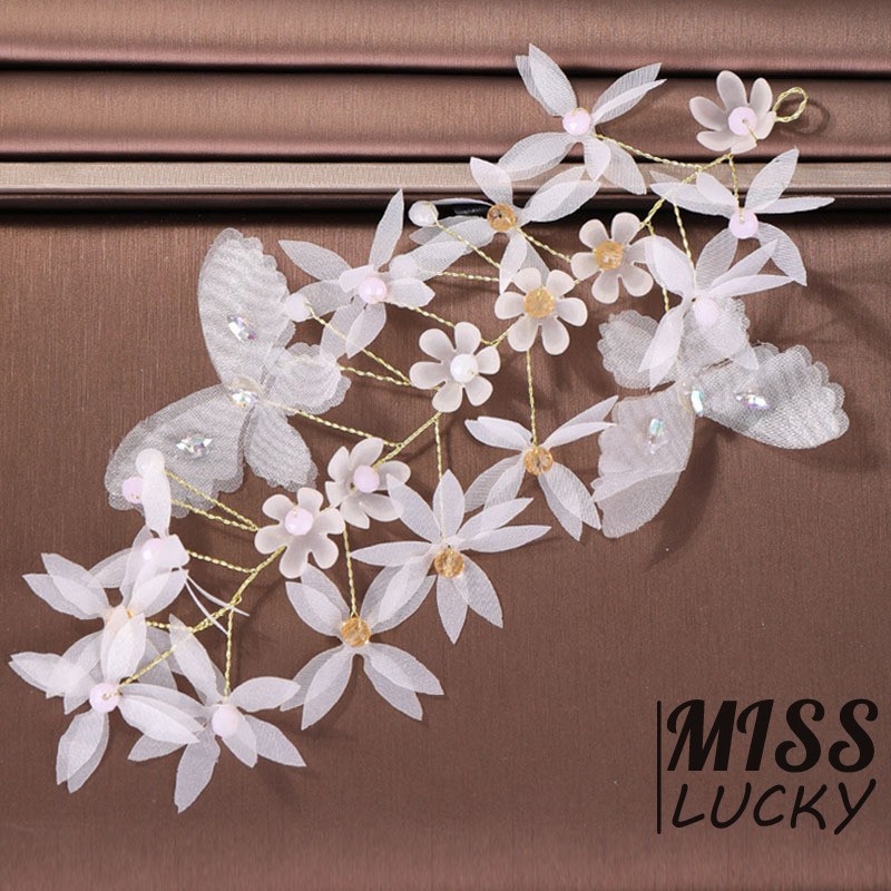 Set khuyên tai và trâm cài tóc thời trang thanh tú cho nữ