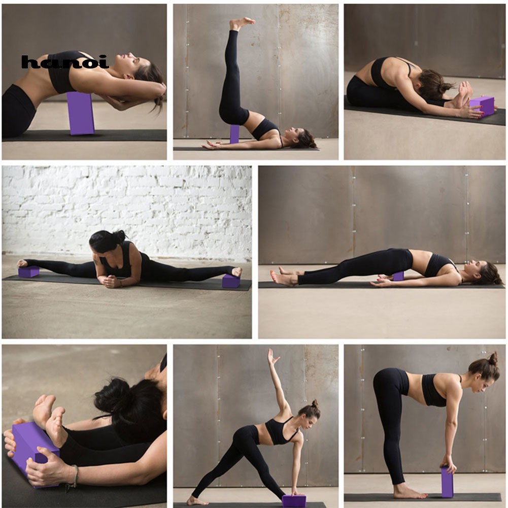 Khối xốp eva hỗ trợ các bài tập yoga tiện lợi