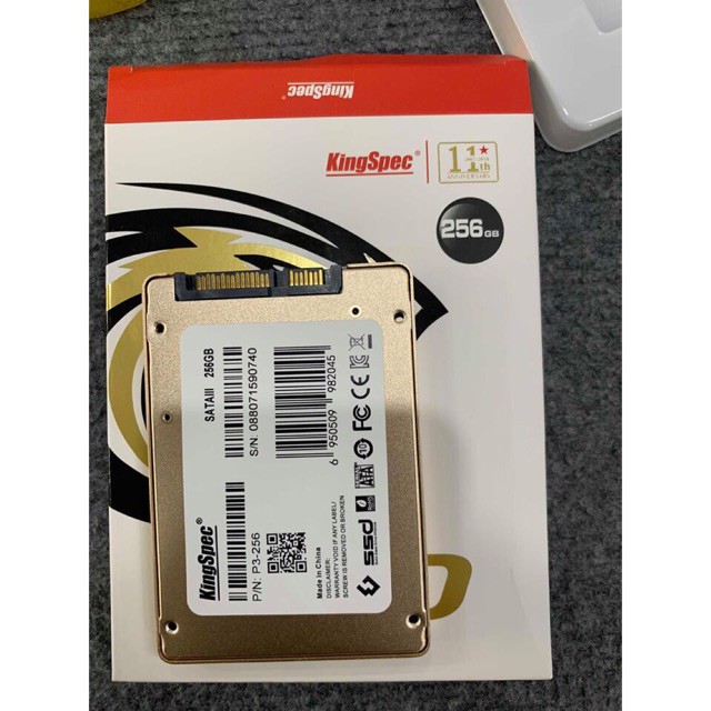 Ổ Cứng SSD Kingspec P3-256 2.5 Sata III 256Gb-Bảo Hành 36 Tháng