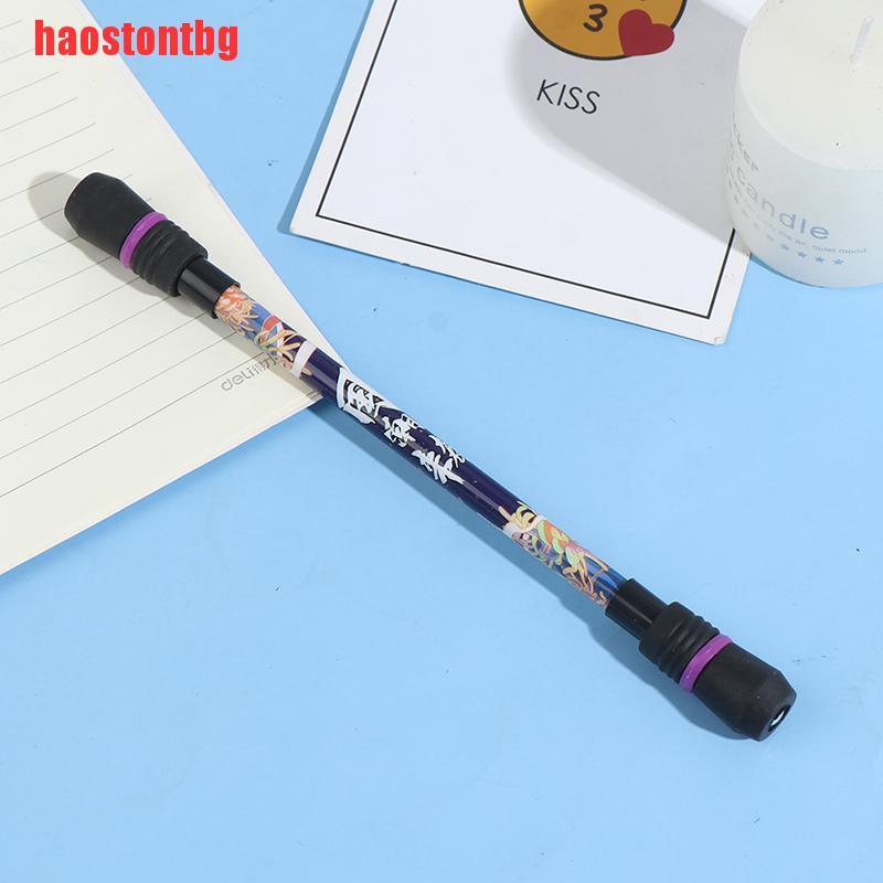 [haostontbg]Twirling Spinning Pen Rolling Gel Pen Finger Playing Pen School Office Supply