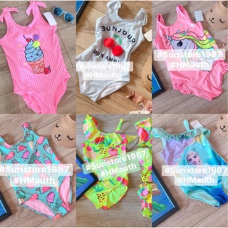 Bikini HM auth 1 mảnh bé gái 6 mẫu