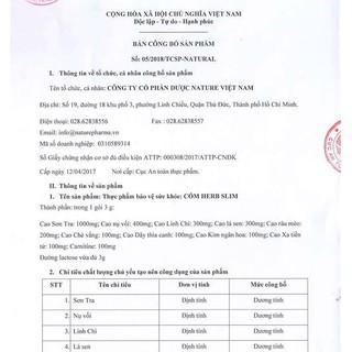 Cốm giảm cân ❤FREESHIP❤ HERBSLIM [Date mới - Hàng chính hãng] | BigBuy360 - bigbuy360.vn