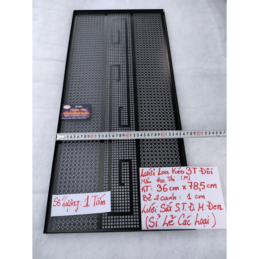 Lưới loa kéo 3 tấc đôi 1 tấm Aduio châu Gia