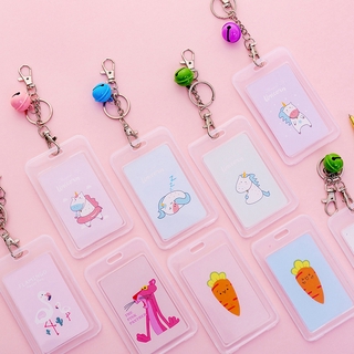 Bao Đựng Thẻ Trong Suốt Họa Tiết Hoạt Hình Đáng Yêu