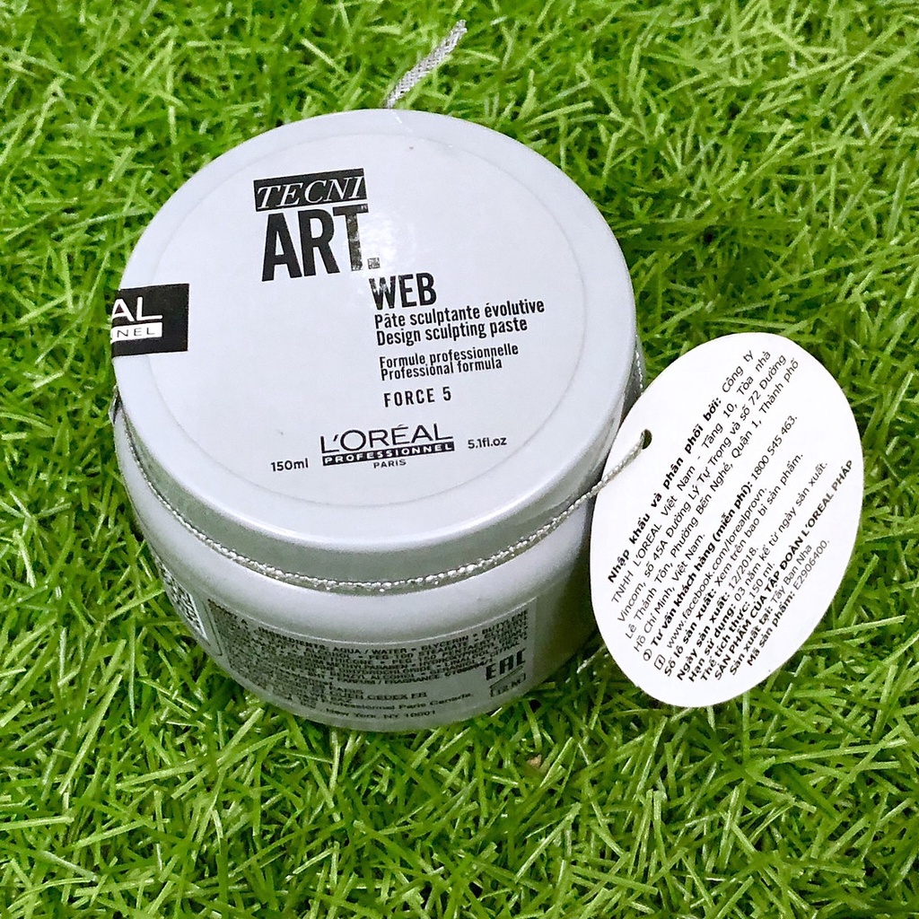 Sáp vuốt tóc Loreal professionnel Web Pate độ cứng vừa 150ml
