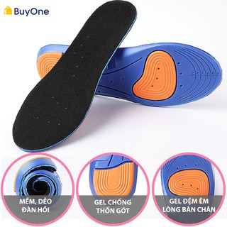 Lót giày thể thao EVA chống thốn 2 vị trí gót và lòng bàn chân - buyone - BOPK155