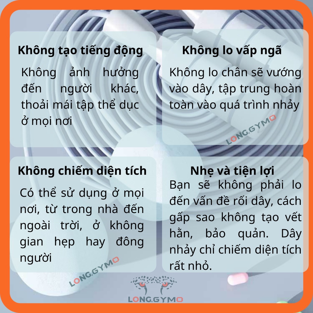 Dây Nhảy Không Dây/ Có Dây Sáng Tạo Có Thể Điều Chỉnh Hỗ Trợ Luyện Tập Thể Dụng Thể Hình