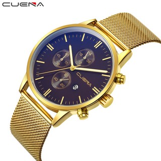 Đồng Hồ Nam CUENA 6619 Dây Lưới