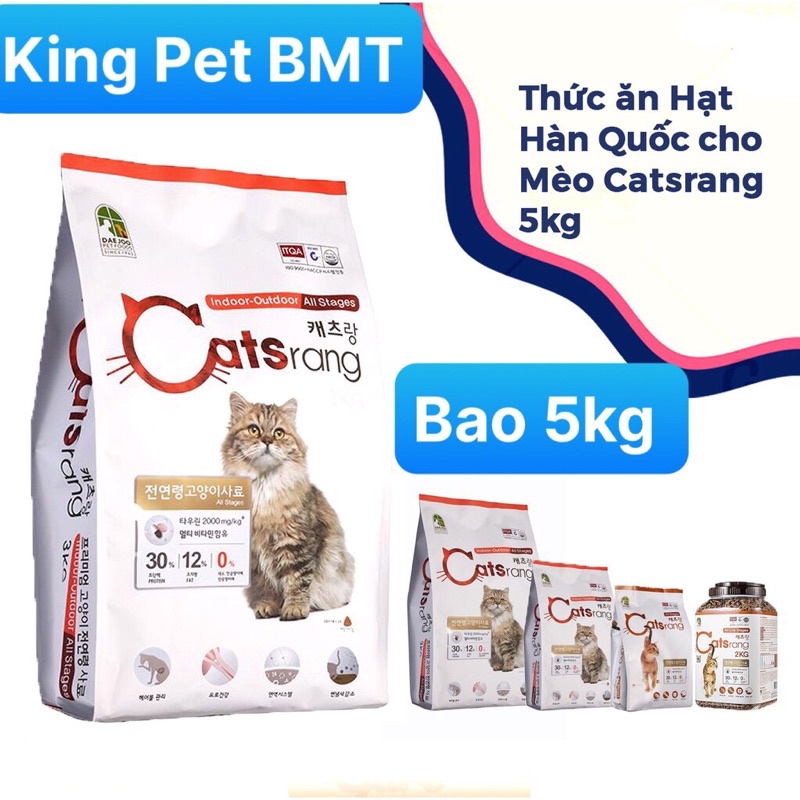 THỨC ĂN CHO MÈO CATSRANG 5Kg