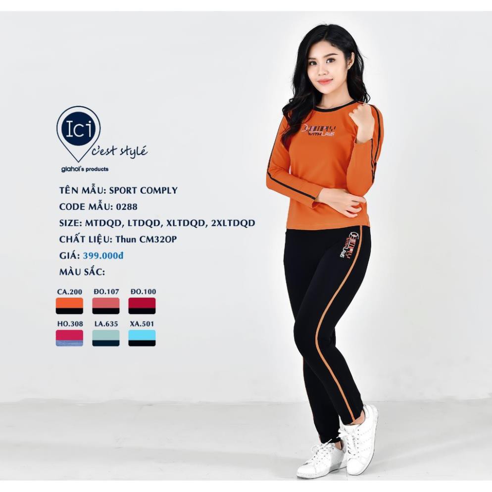 Bộ mặc nhà Thu đông Gia Hồi Sport Comply shop nana HNEAGER