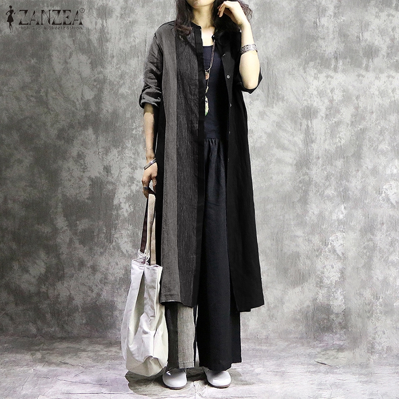 Quần Dài ZANZEA Thiết Kế Ống Rộng Phong Cách Thổ Cẩm Thời Trang Cho Nữ | BigBuy360 - bigbuy360.vn