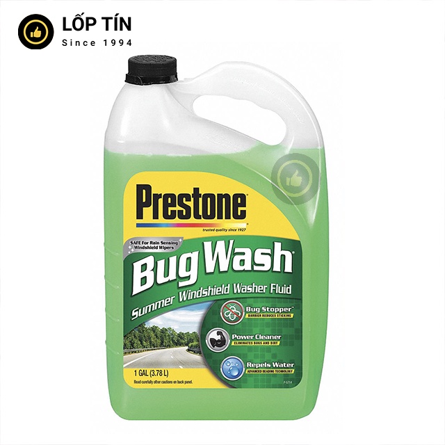 (Freeship) (Tiết kiệm hơn) Nước rửa kính Prestone siêu sạch, dưỡng gạt mưa nhập Mỹ giá rẻ chai 4L - Lốp Tín Shop