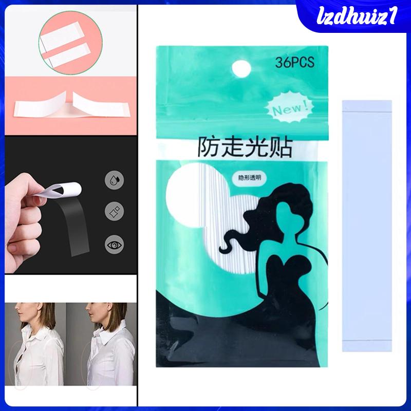 [Lzdhuiz] Băng Keo Hai Mặt Thời Trang (36 Dải) Nhẹ Nhàng Tự Dính Và Vải Màu Trong Suốt Cho Mọi Sắc Da
