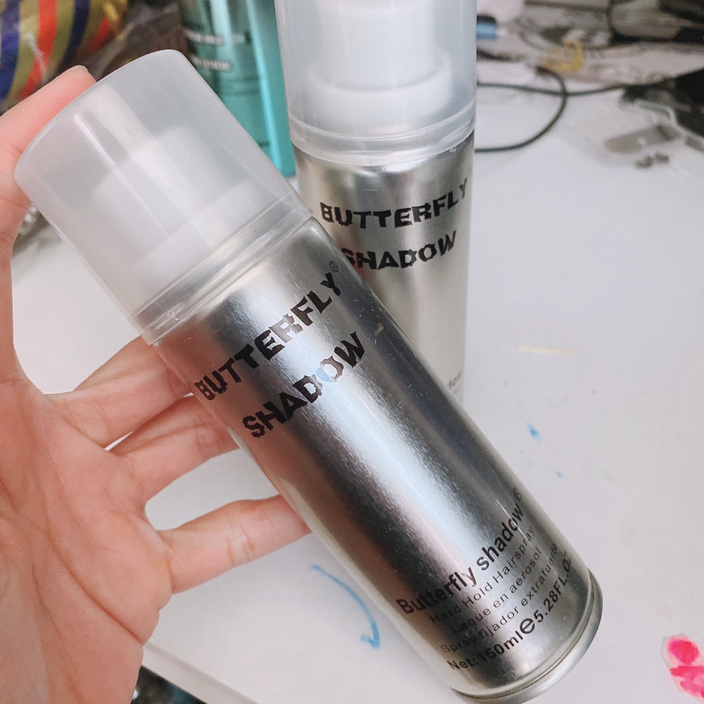 Keo xịt tóc 150ml giữ nếp tạo kiểu tóc siêu lâu Butterfly Shadow