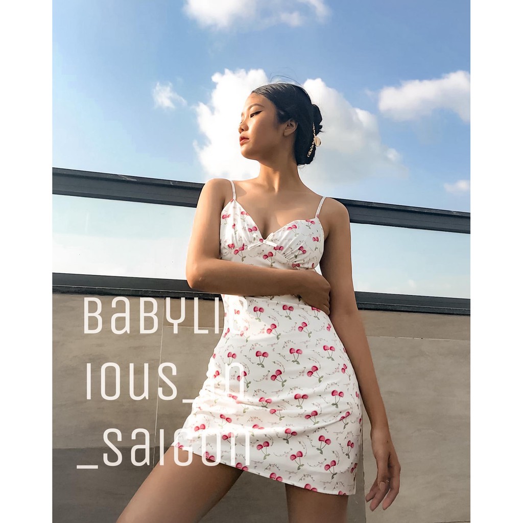 [ẢNH ĐỘC QUYỀN BABYLICIOUS] ĐẦM ÔM CHERRY