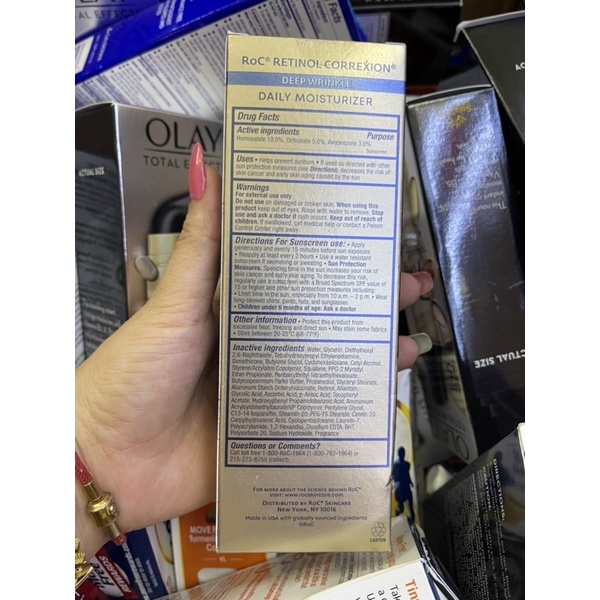 kem roc retinol kem xoá nhăn dưỡng ẩm dành cho ban ngày
