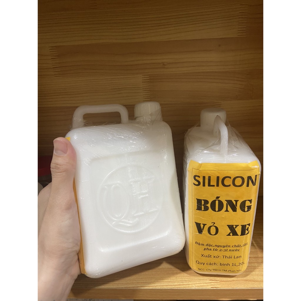 Dầu bóng vỏ xe(lốp xe,caosu),Silicon Bóng Vỏ[Can 1Lit]