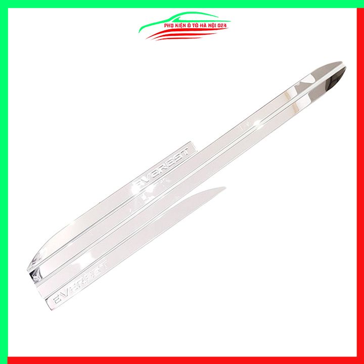 Bộ ốp nẹp sườn Everest 2017-2021 mạ crom trang trí làm đẹp xe