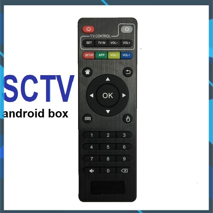 Remote điều khiển đầu thu Android box SCTV - Điều khiển từ xa tv box SCTV