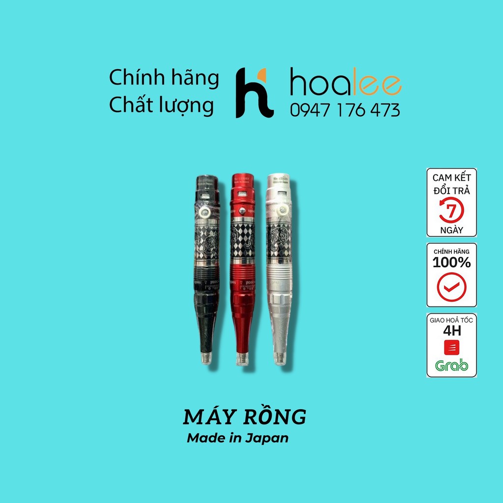 [CHÍNH HÃNG] Máy Rồng, Máy Phun Xăm Made In Japan bảo hành 3 tháng