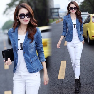ÁO KHOÁC JEAN KIỂU VEST
