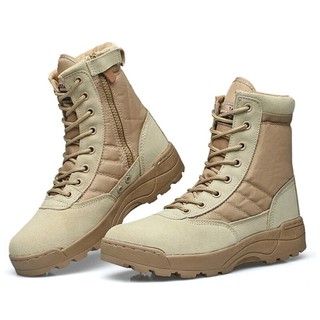 Giày Phượt Đặc Nhiệm SWAT Mới ( Đen, Kem )