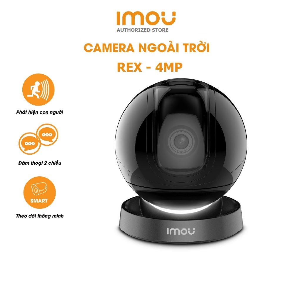 [Mã ELRE2TR giảm 8% đơn 500K] Camera Wifi IMOU Rex 4MP | 2K | Giám Sát Trong Nhà - Hàng Chính Hãng - A46LP