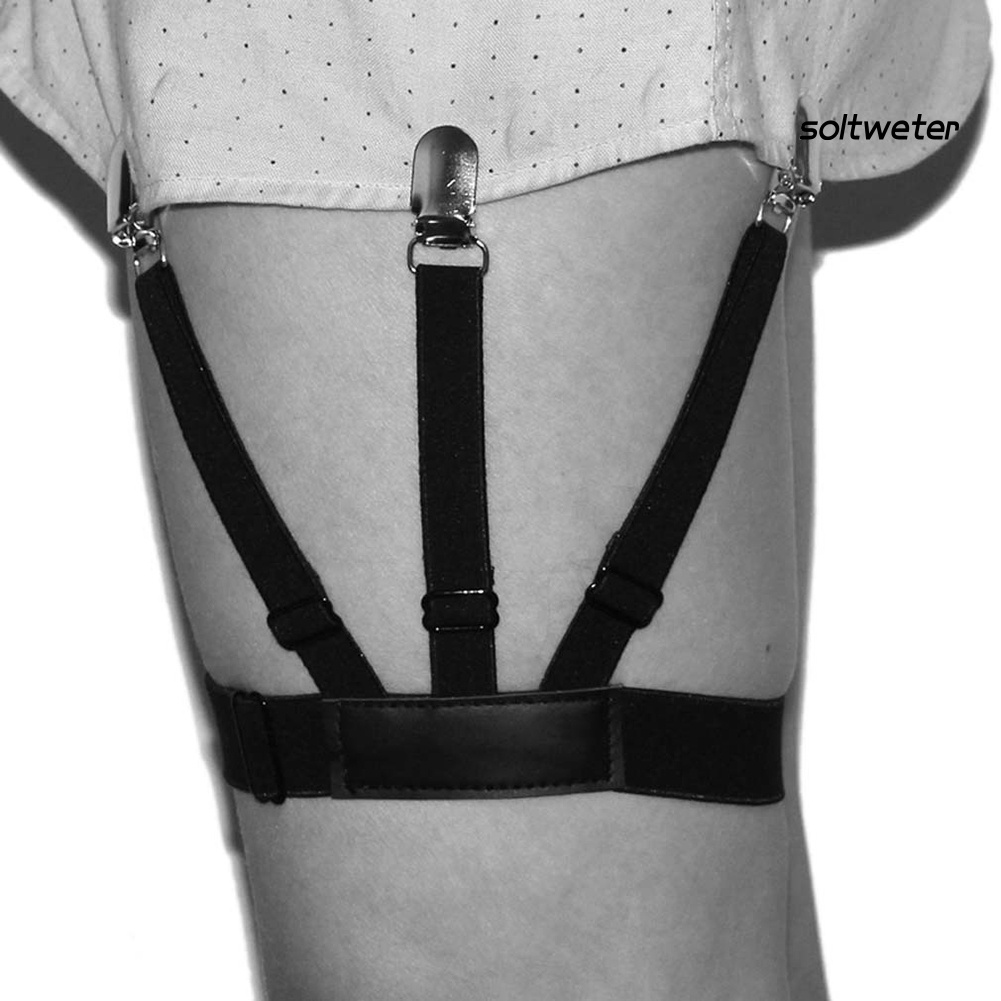 1 cặp kẹp giữ áo sơ mi đồng phục chống trượt co giãn dành cho nam nữ