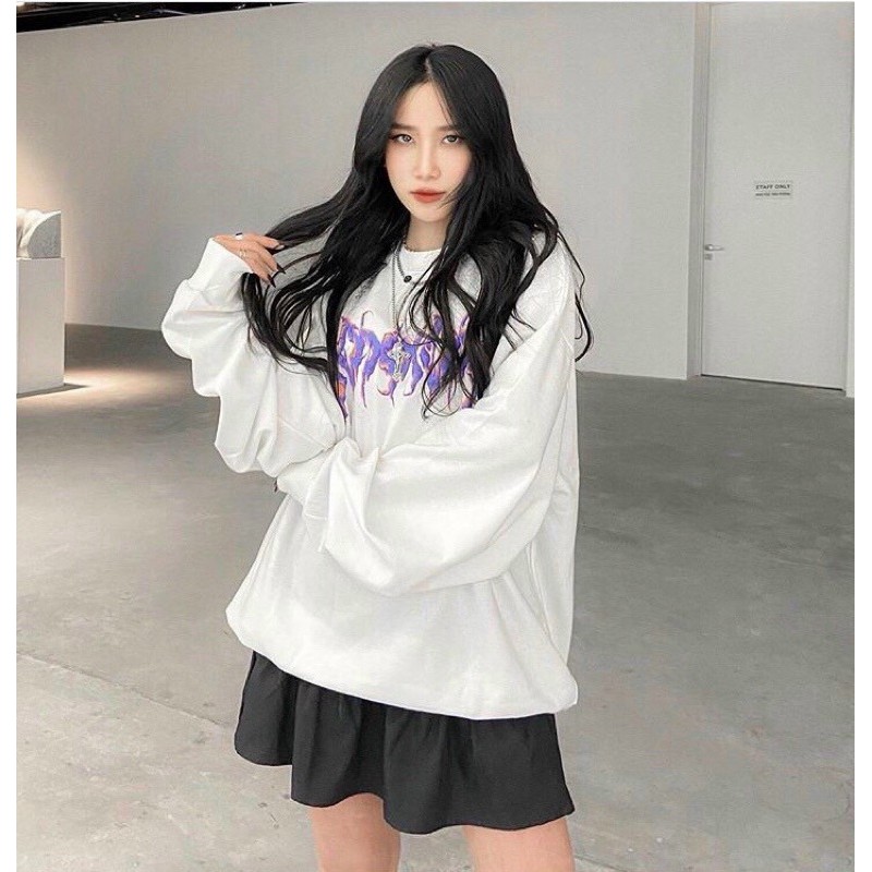 Áo sweater unisex form rộng Couple OxxO nam nữ phong cách ulzzang Wind