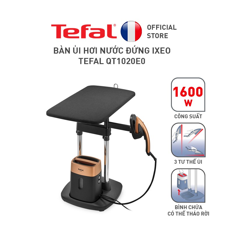 [Mã ELMALL22 giảm 10% đơn 500K] Bàn ủi hơi nước đứng Tefal - QT1020E0