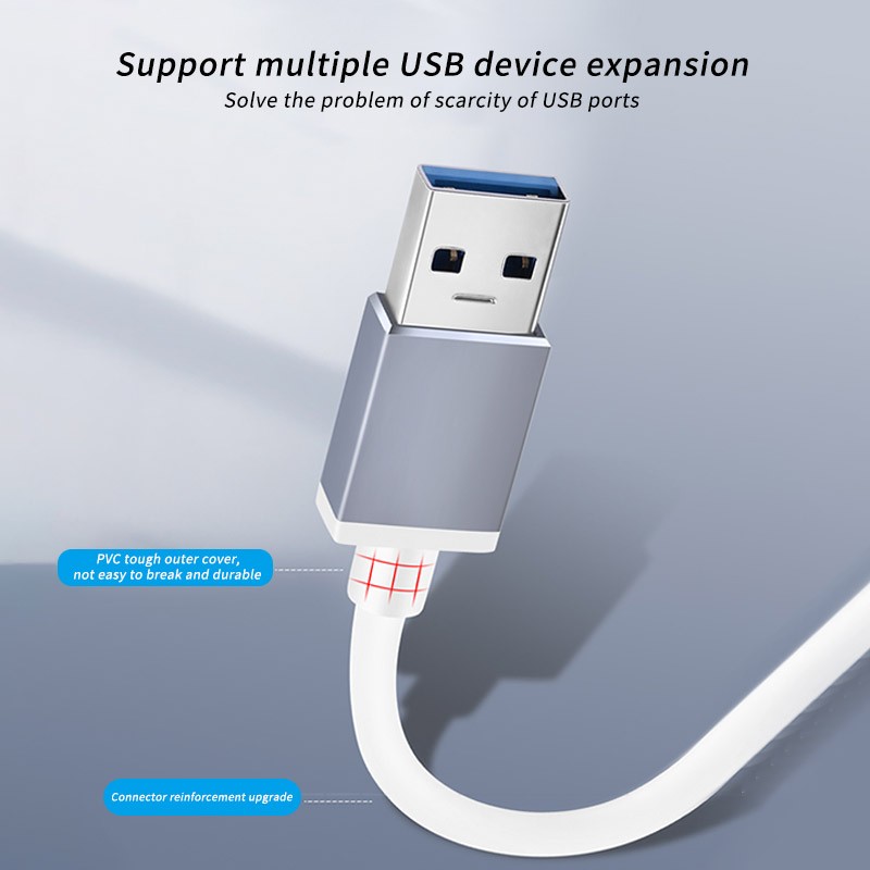 Hub Chia 4 Cổng Usb C 3.0 Type C 3.1 Otg Cho Lenovo Xiaomi Macbook Pro 13 15 Air Pro