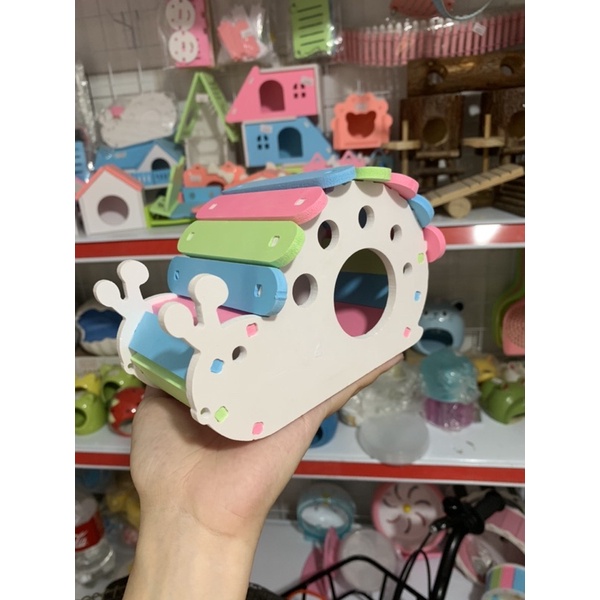 nhà gỗ ép ốc sên