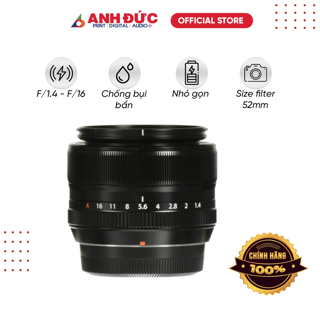 Fujinon XF 35mm F1.4 chính hãng, Bảo hành 18 tháng toàn quốc.