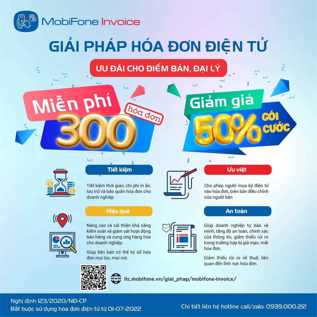 Giải pháp hóa đơn điện tử (MobiFone Invoice)
