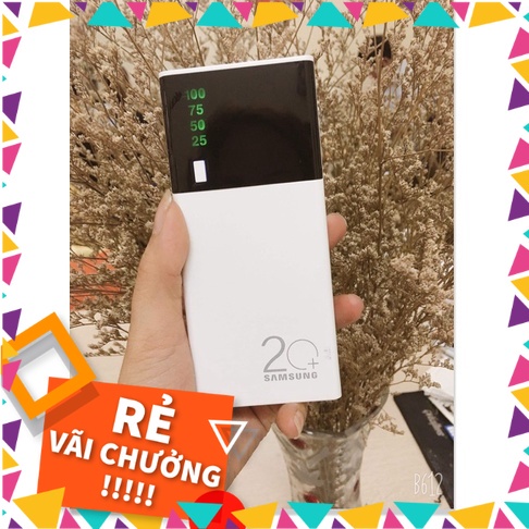 PIN SẠC DỰ PHÒNG TRẮNG ĐEN 30000MAH SẠC CỰC NHANH CHO NHIỀU THIẾT BỊ, CÔNG NGHỆ ĐỈNH CAO |Phamthao