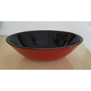 Tô sơn mài oval - Màu đỏ - T01RED