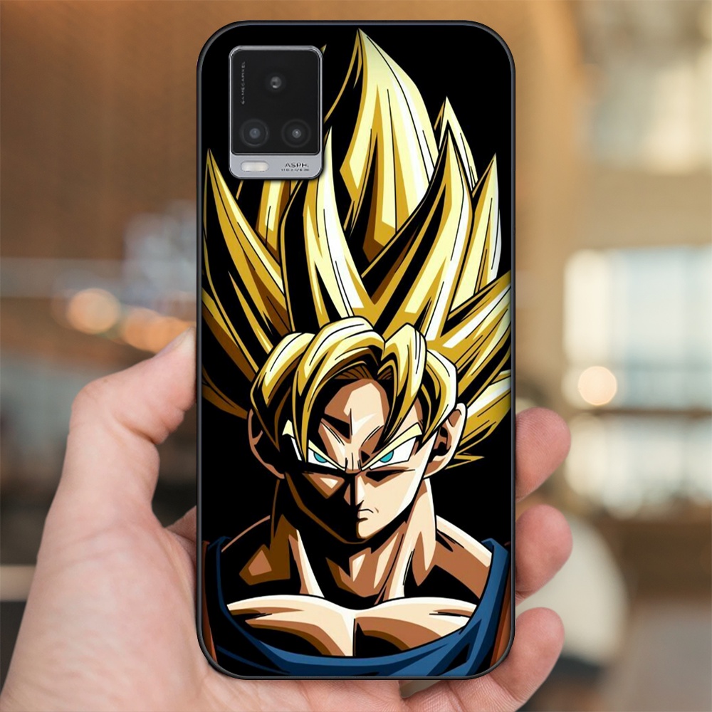 Ốp lưng Vivo V20 viền đen in hình Goku Dragon Ball
