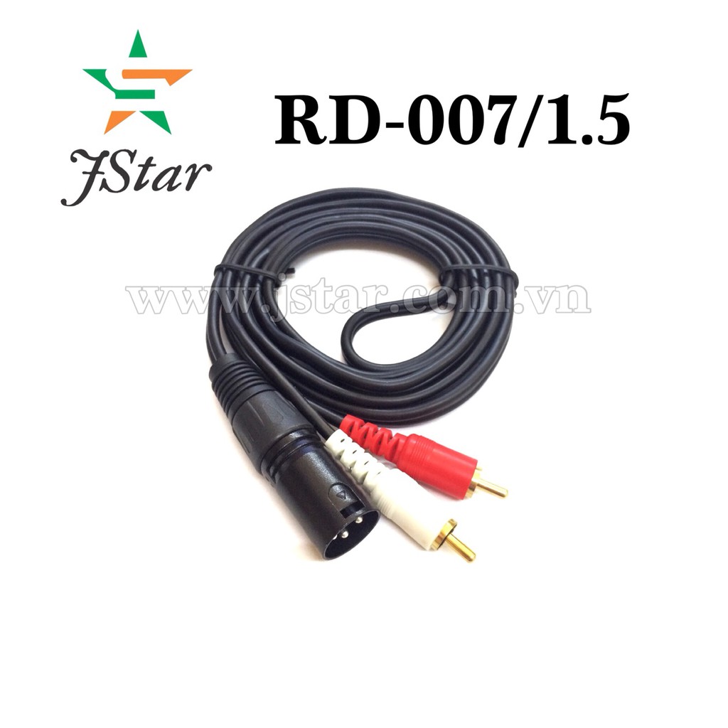 Dây tín hiệu Canon ra 2 AV/Hoa sen