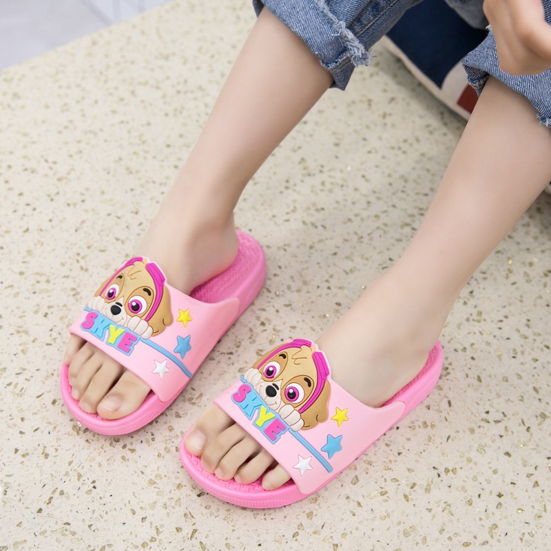 Dép Nhựa Pvc Mềm Chống Trượt Thoáng Khí In Hình Paw Patrol Dành Cho Bé Từ 2-12 Tuổi