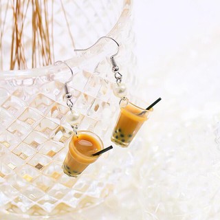 Bông Tai Trà Sữa