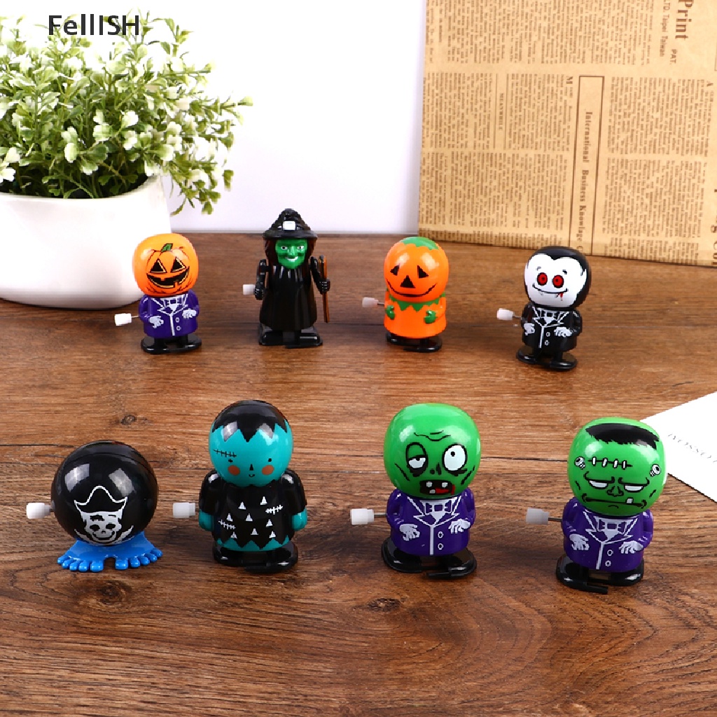 Đồ Chơi Lên Dây Cót Hóa Trang Phù Thủy Ma Cà Rồng Mắt Bí Ngô Halloween 439br