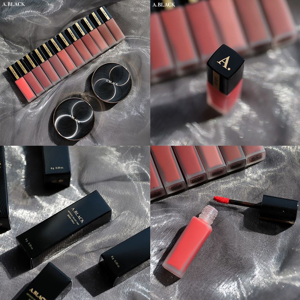Son Kem A.Black Artistic Velvet Tint Siêu Lì Mịn | BigBuy360 - bigbuy360.vn