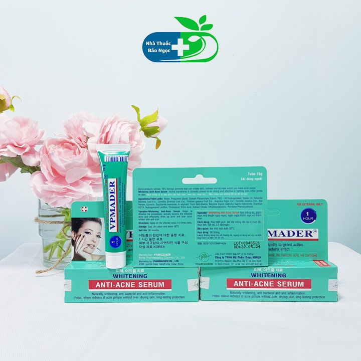 Kem bôi mụn,serum bôi mụn Anti-acne serum làm trắng da,giảm mụn, ngừa thâm mụn