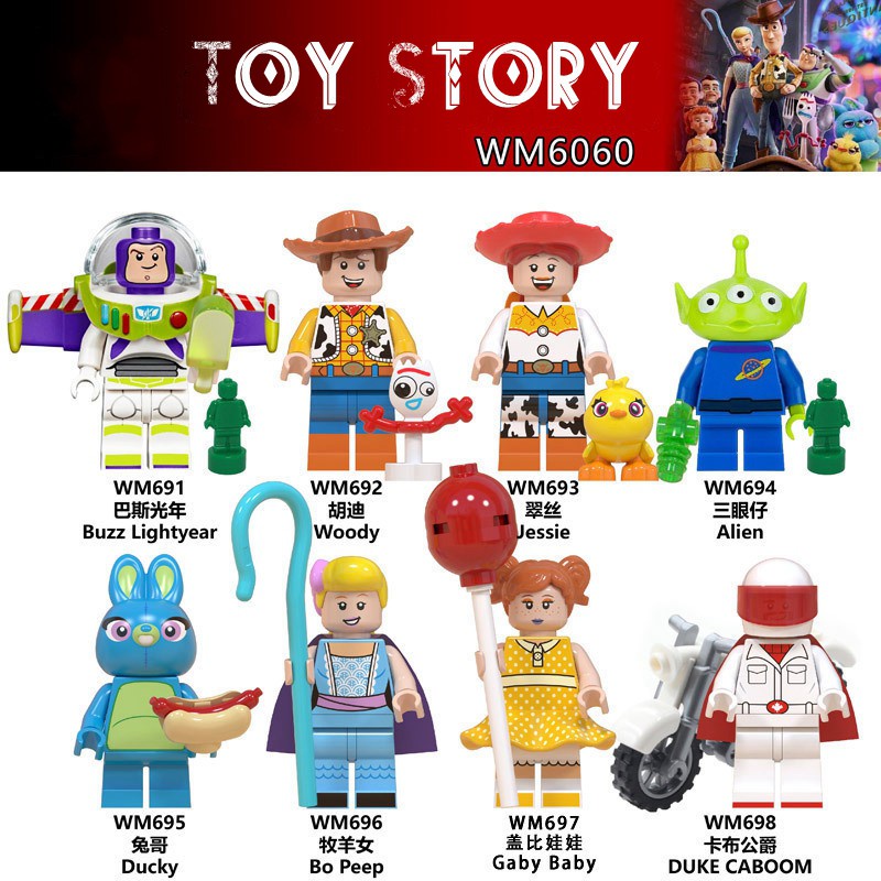 Mô Hình Nhân Vật Buzz Lightyear Woody Jessie Alien Trong Phim Toy Story 4